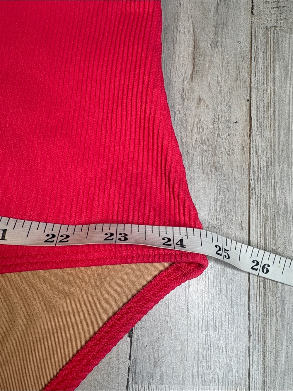 Old Navy Bikini BOTTOM 4XL Swimsuit Bathing Suit Pink Ribbed - Picture 8 of 15